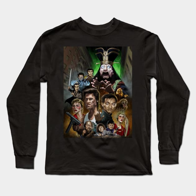 Big Trouble Poster Long Sleeve T-Shirt by Alister Lockhart
